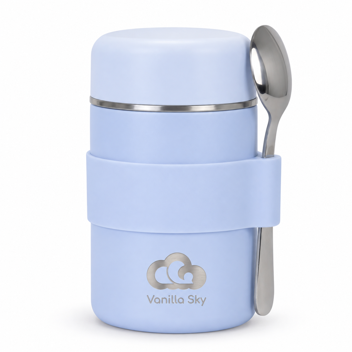 Kids Insulated Food Jar with Spoon – Stainless Steel, Leakproof & Portable 400 ml