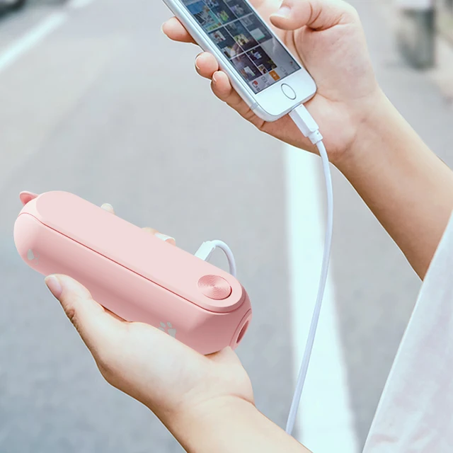 Electric Fan - 3 in 1 with Powerbank & Flashlight