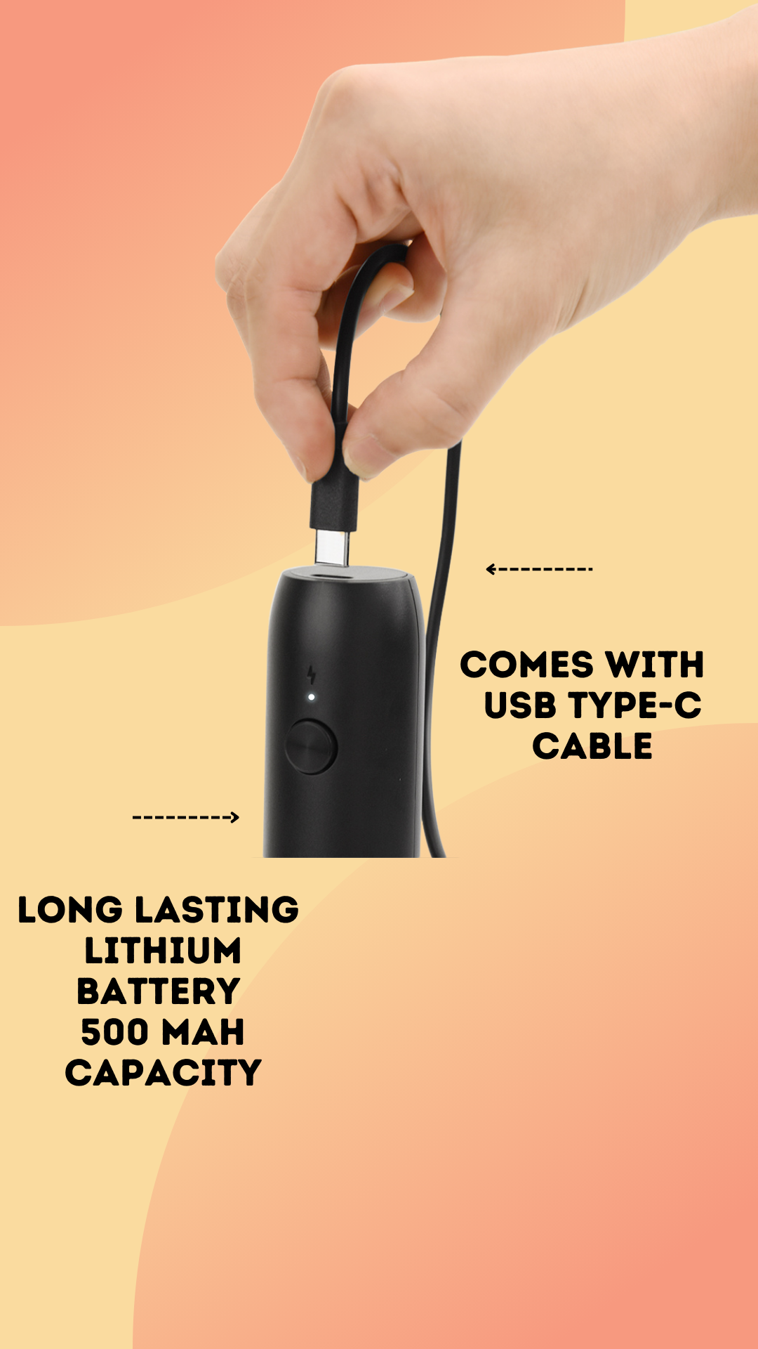 Cloud Whip Frother -  Rechargeable Lithium Battery