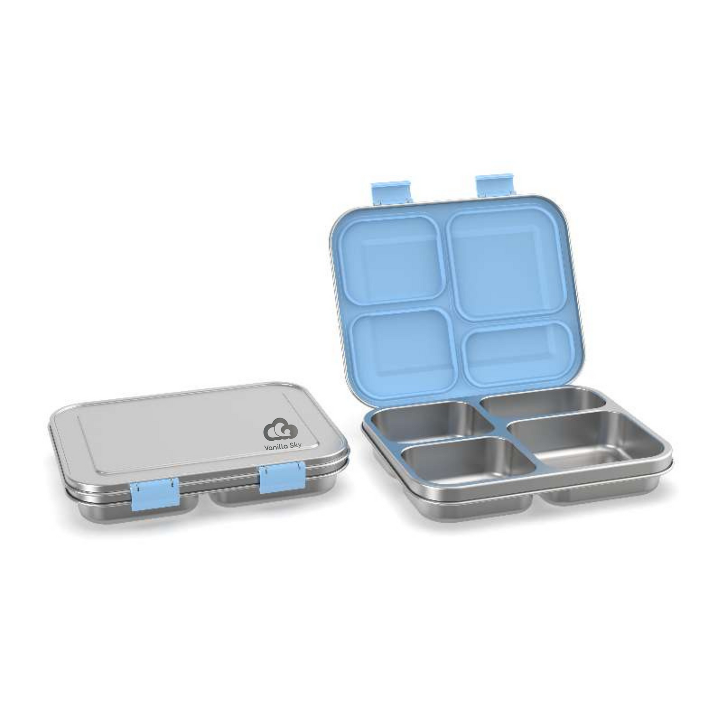 Stainless Steel Bento Lunch Box – 4 Compartments