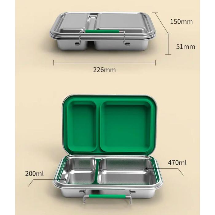 MiniMeal – 2 Compartment Bento Lunch Box