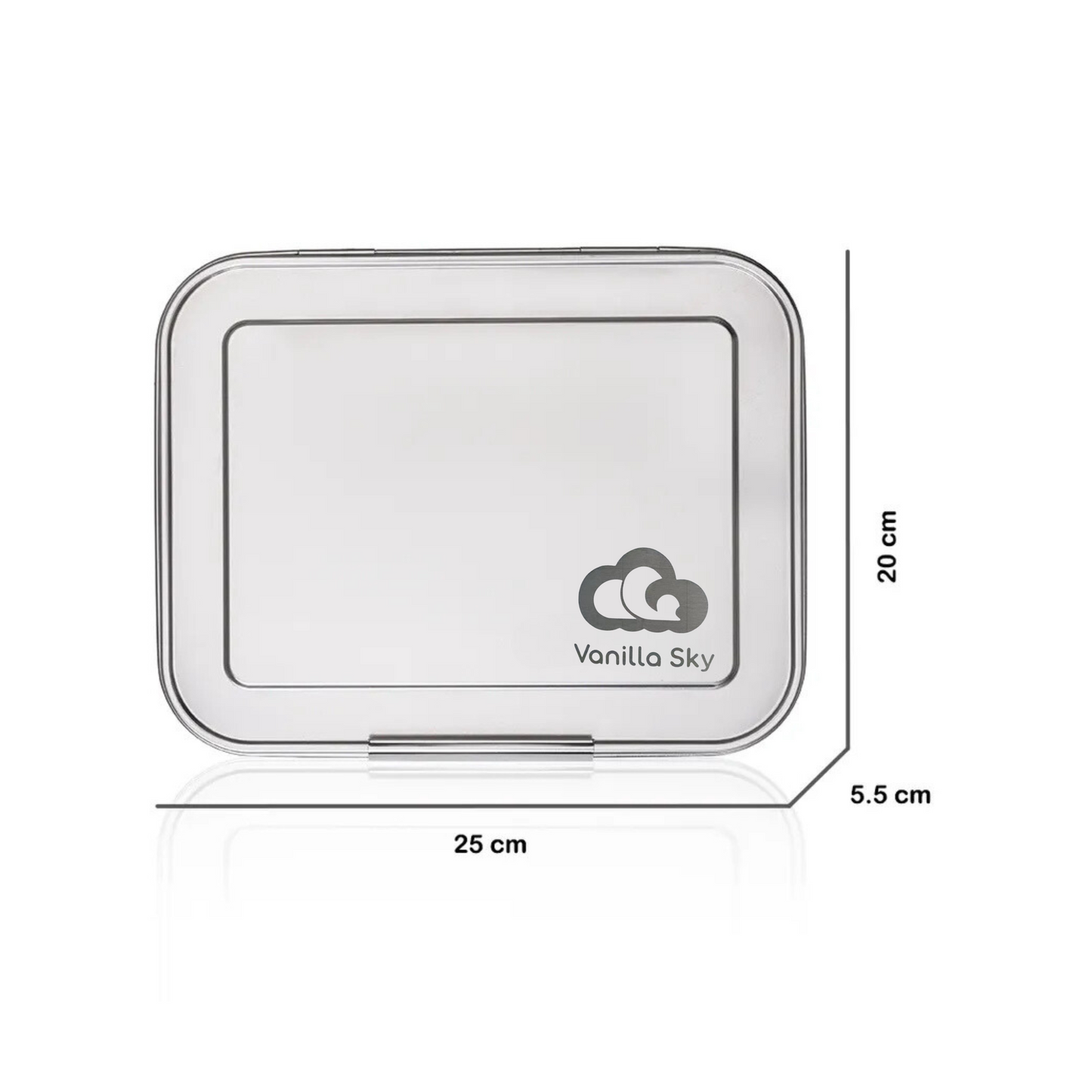 Stainless Steel 304 - 3 Compartments - Bento Lunch Box – 1750ml Capacity