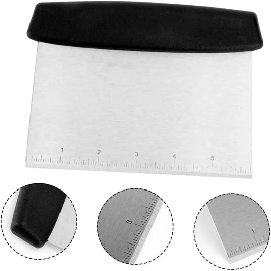 SS 304 Stainless Steel Griddle Scraper & Dough Cutter