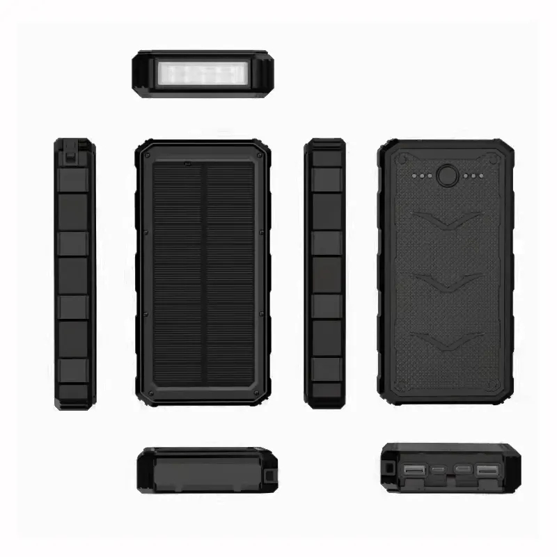 Portable Energy Waterproof Solar Power Bank (20000mAh)