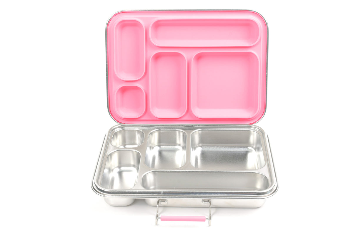 Stainless Steel 304 - 5 Compartment Bento Lunch Box