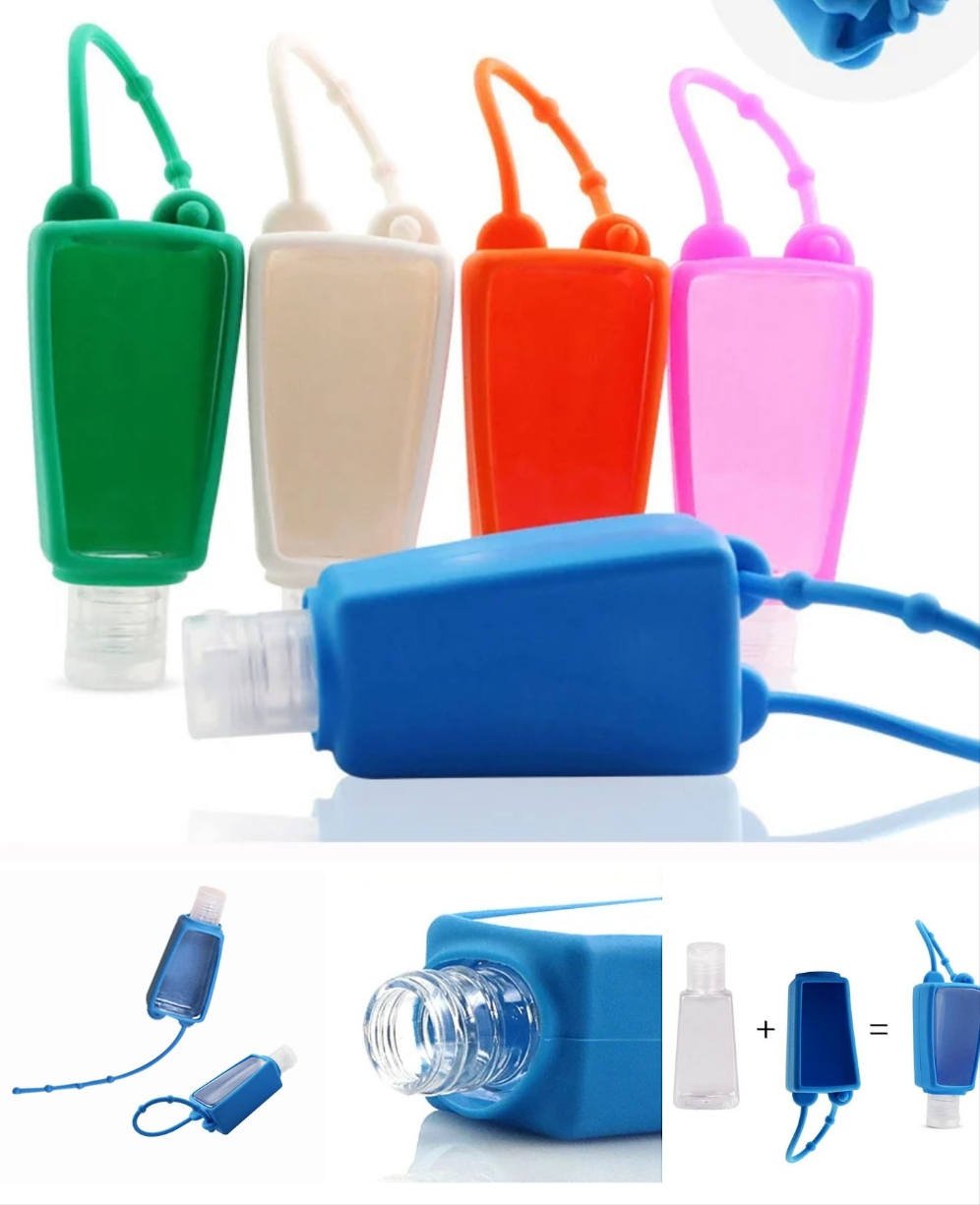 Travel-Friendly 30ml Silicone Hand Sanitizer Bottle – Leakproof, TSA-Approved, BPA-Free