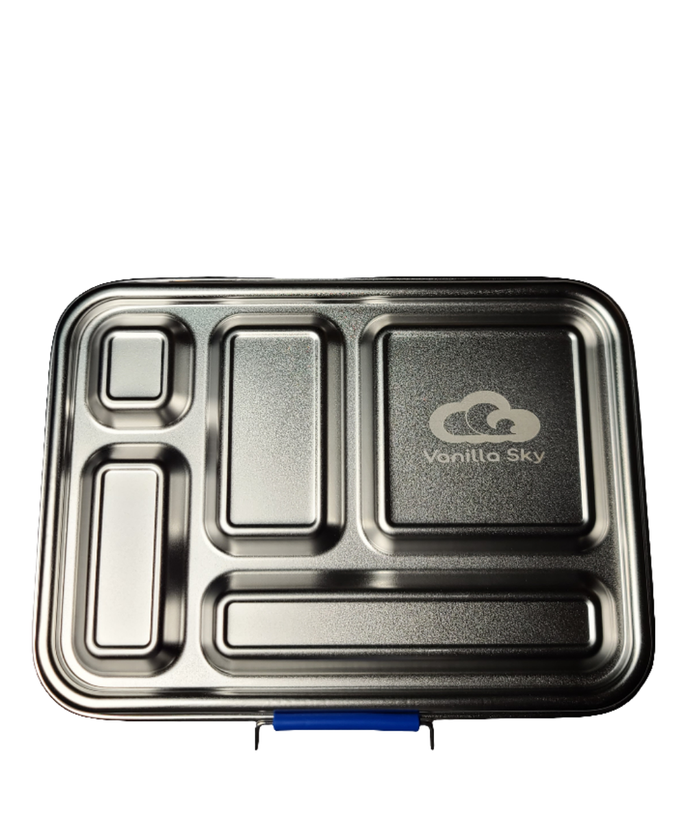 Stainless Steel 304 - 5 Compartment Bento Lunch Box