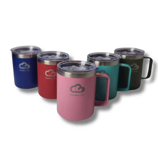 Stainless Steel Insulated Coffee Travel Mug - 12oz
