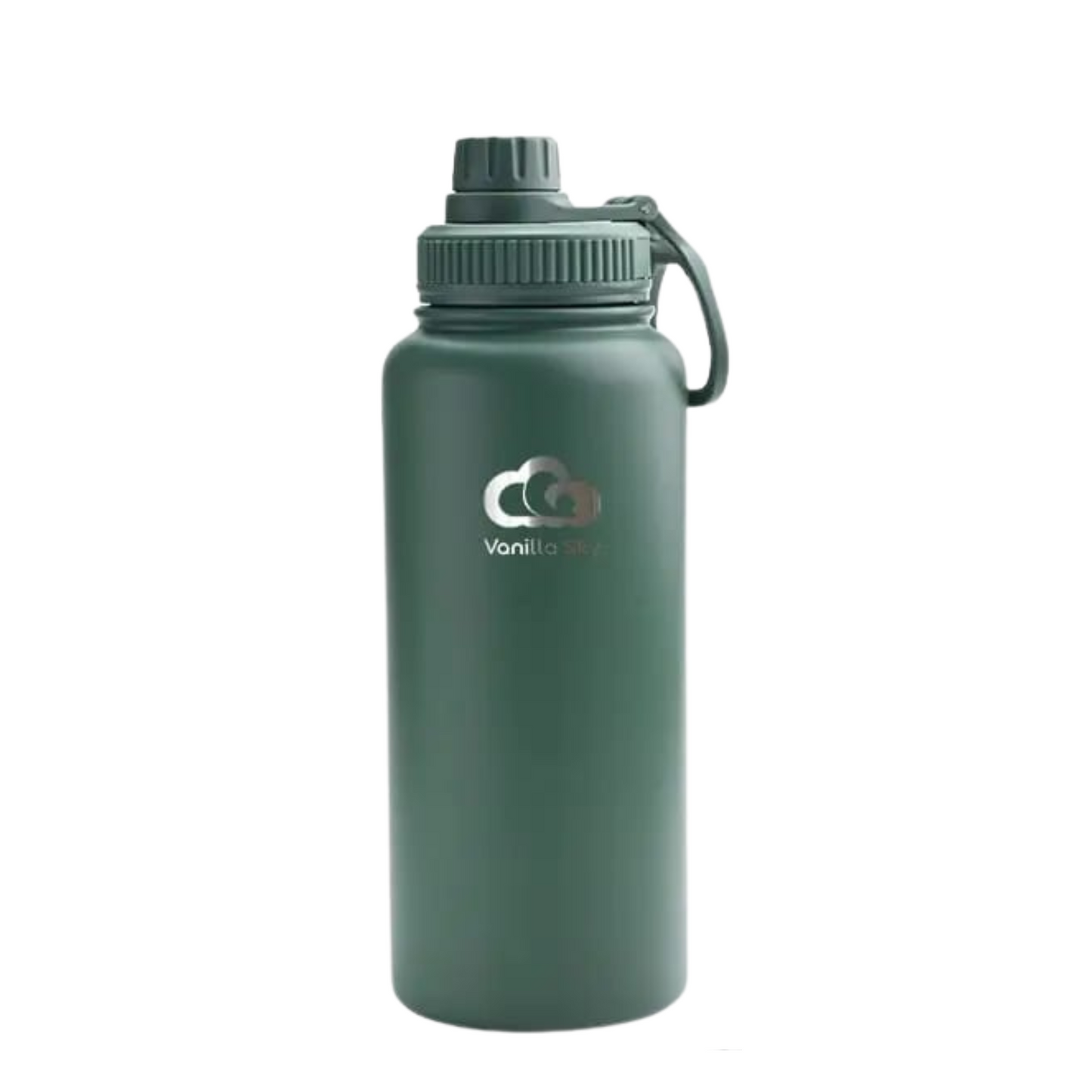 950 ml Insulated Stainless Steel Bottle - 2 Lids & Silicone Boot Included