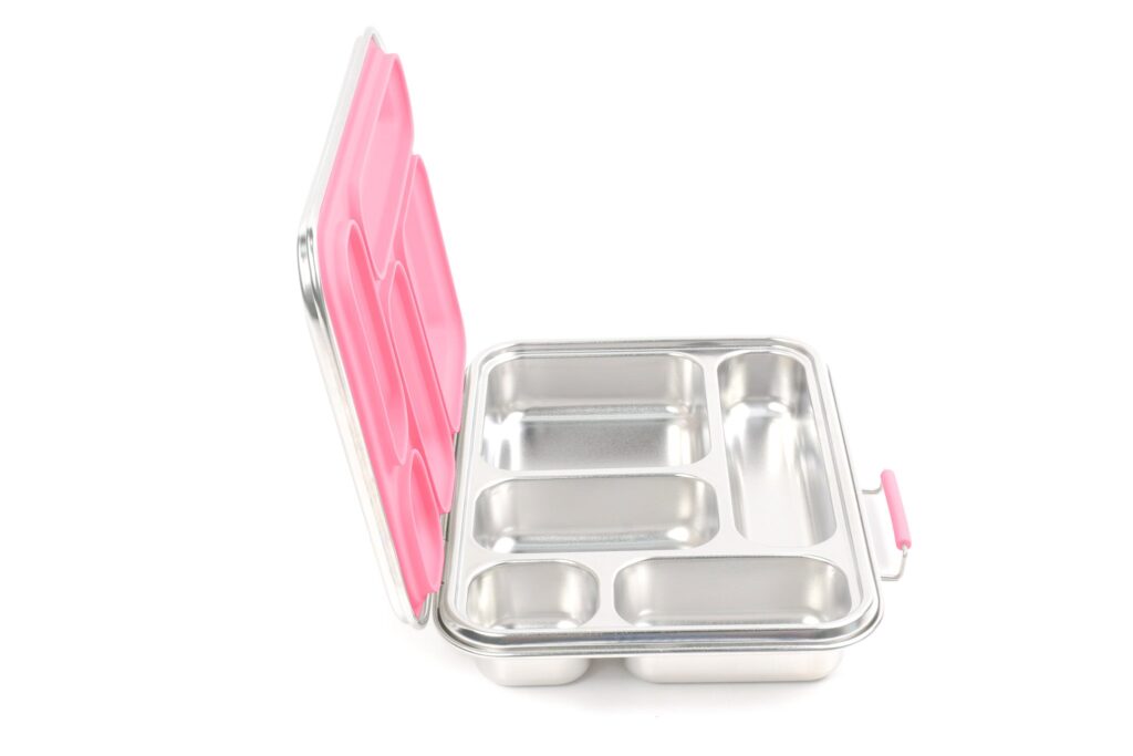 Stainless Steel 304 - 5 Compartment Bento Lunch Box