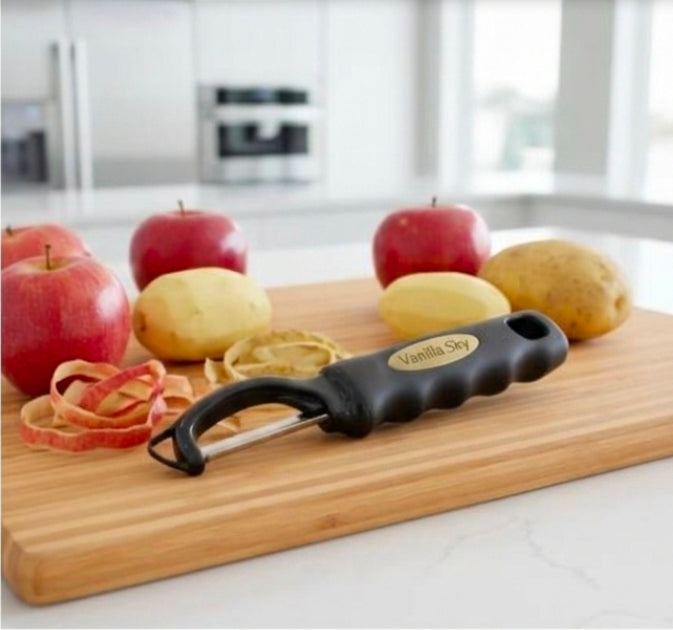 Premium Swivel Vegetable Peeler - Ultra-Sharp Stainless Steel Fruit & Potato Peeler with Ergonomic Grip