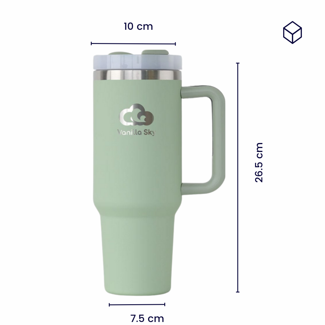 Insulated Stainless Steel Tumbler - 1200ml (40oz) with silicone boot