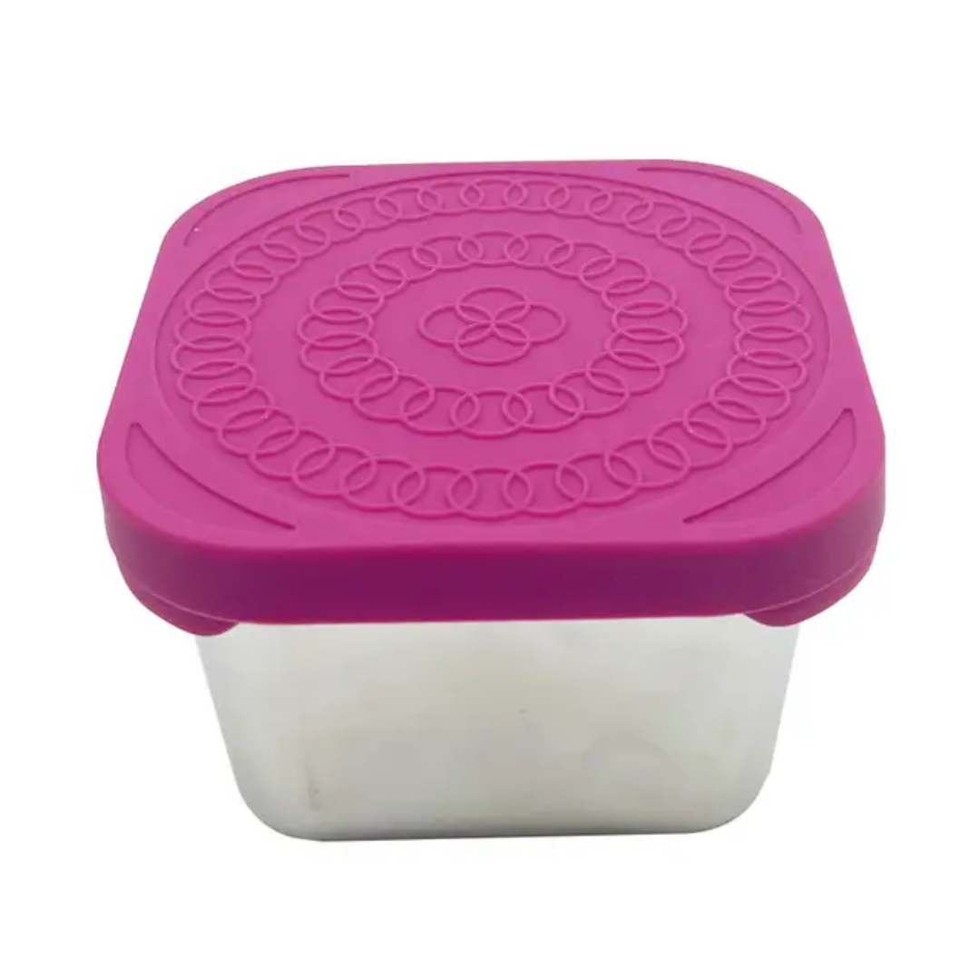 Stainless Steel Snack Containers - Leak Proof- Set (60ml + 180ml)