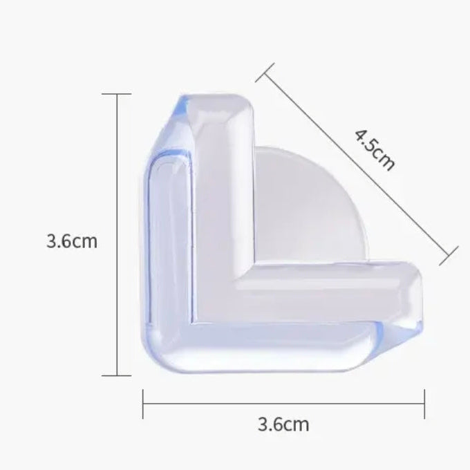 Transparent Baby Proofing Corner Guards | Soft PVC Furniture Edge Protectors
