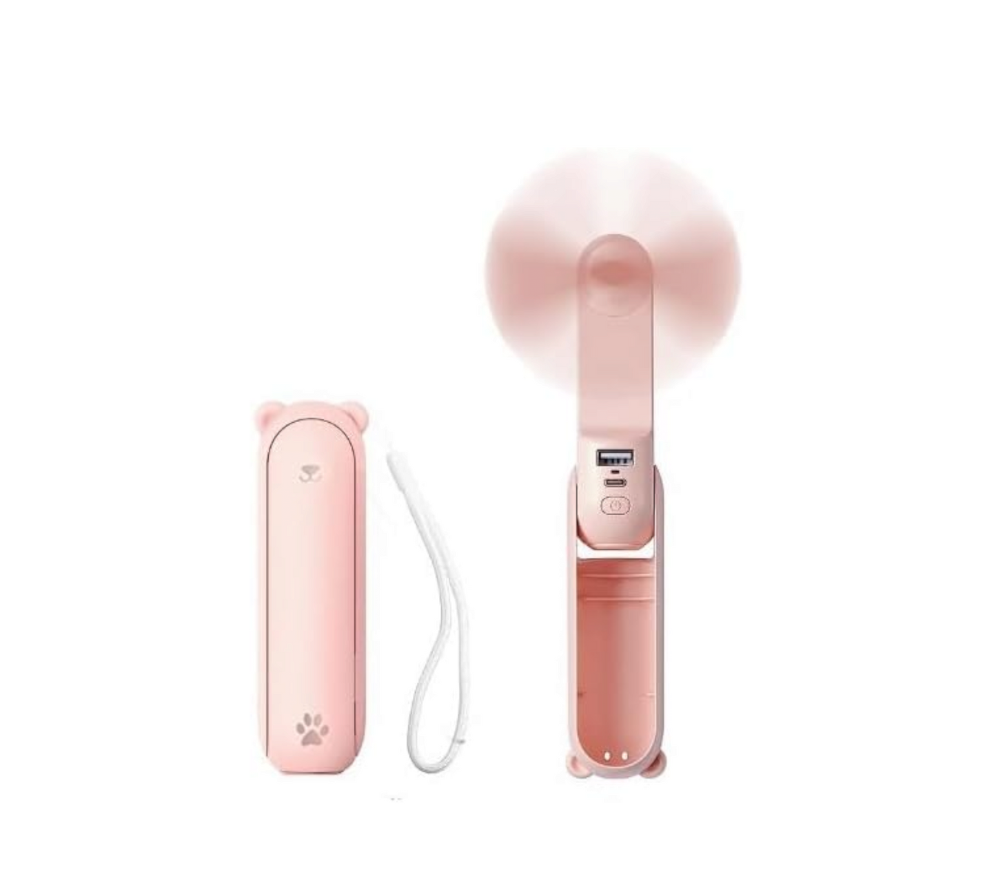 Electric Fan - 3 in 1 with Powerbank & Flashlight