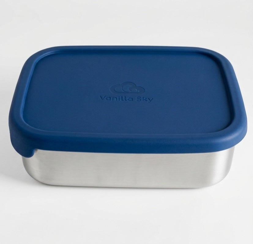 Stainless Steel Bento Box Set with Silicone lid