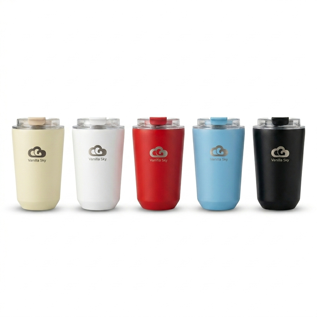 Classic 400ml Spill-Resistant Stainless Steel Travel Mug