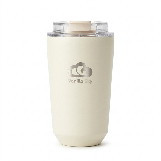 Classic 400ml Spill-Resistant Stainless Steel Travel Mug