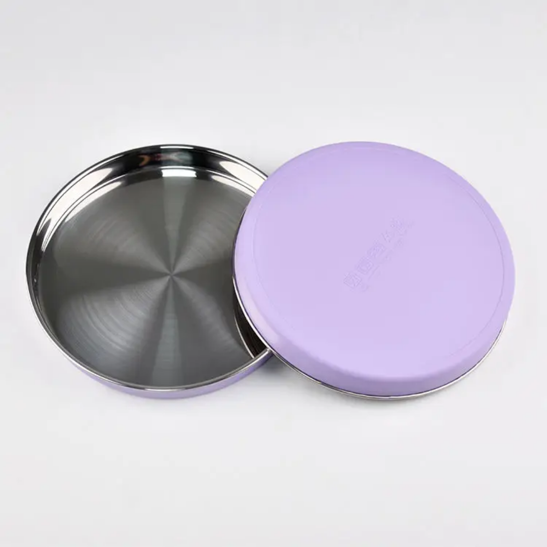 Everyday Plate | 304 Stainless Steel | Removable Silicone Sleeve