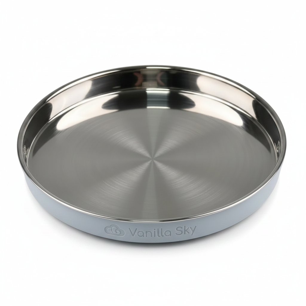 Everyday Plate | 304 Stainless Steel | Removable Silicone Sleeve