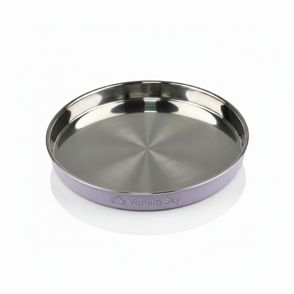 Everyday Plate | 304 Stainless Steel | Removable Silicone Sleeve