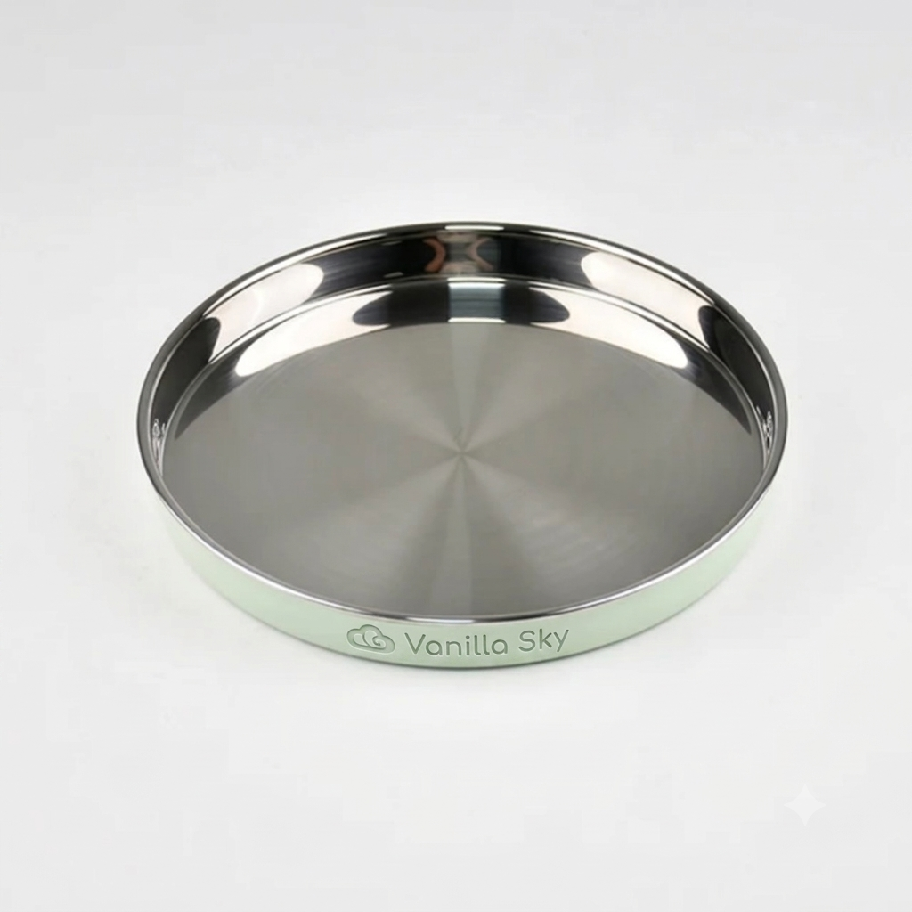 Everyday Plate | 304 Stainless Steel | Removable Silicone Sleeve