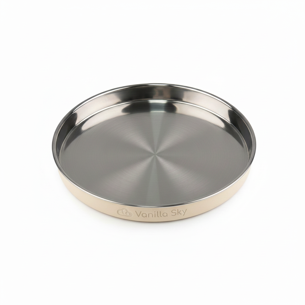 Everyday Plate | 304 Stainless Steel | Removable Silicone Sleeve