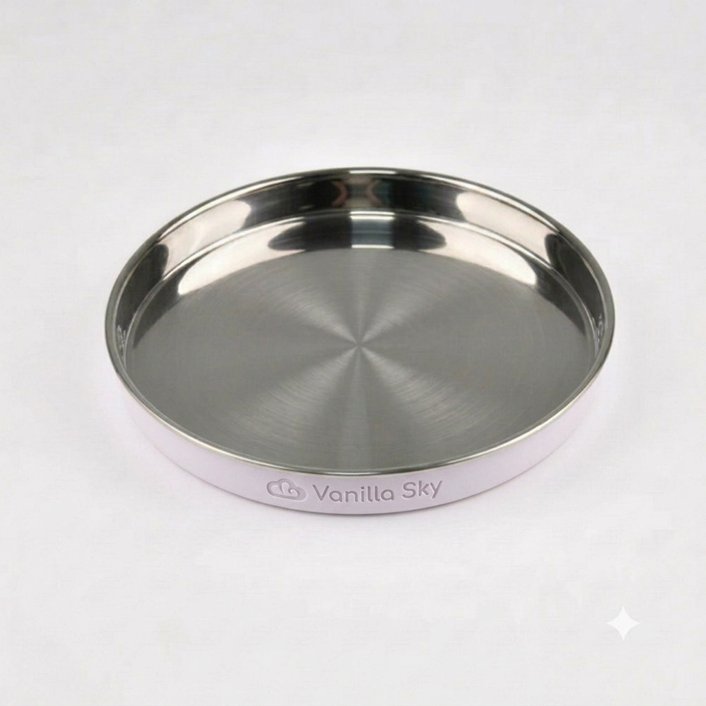Everyday Plate | 304 Stainless Steel | Removable Silicone Sleeve