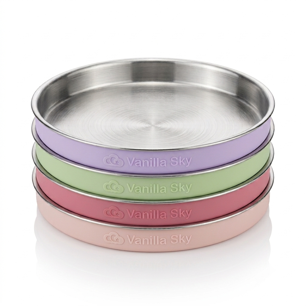 Everyday Plate | 304 Stainless Steel | Removable Silicone Sleeve