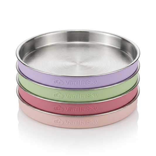 Everyday Plate | 304 Stainless Steel | Removable Silicone Sleeve