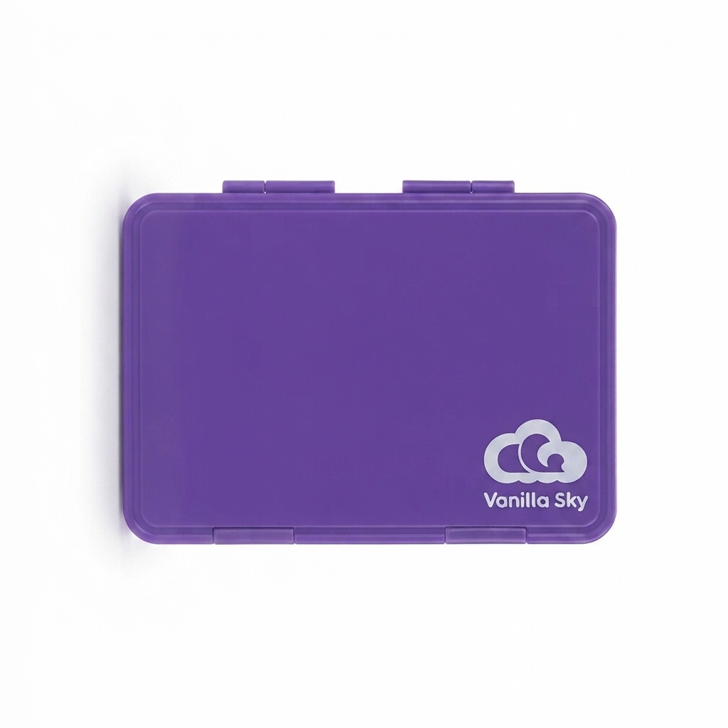 880ml Kids Bento Lunch Box – Durable Plastic, Tritan Tray & Silicone Seal