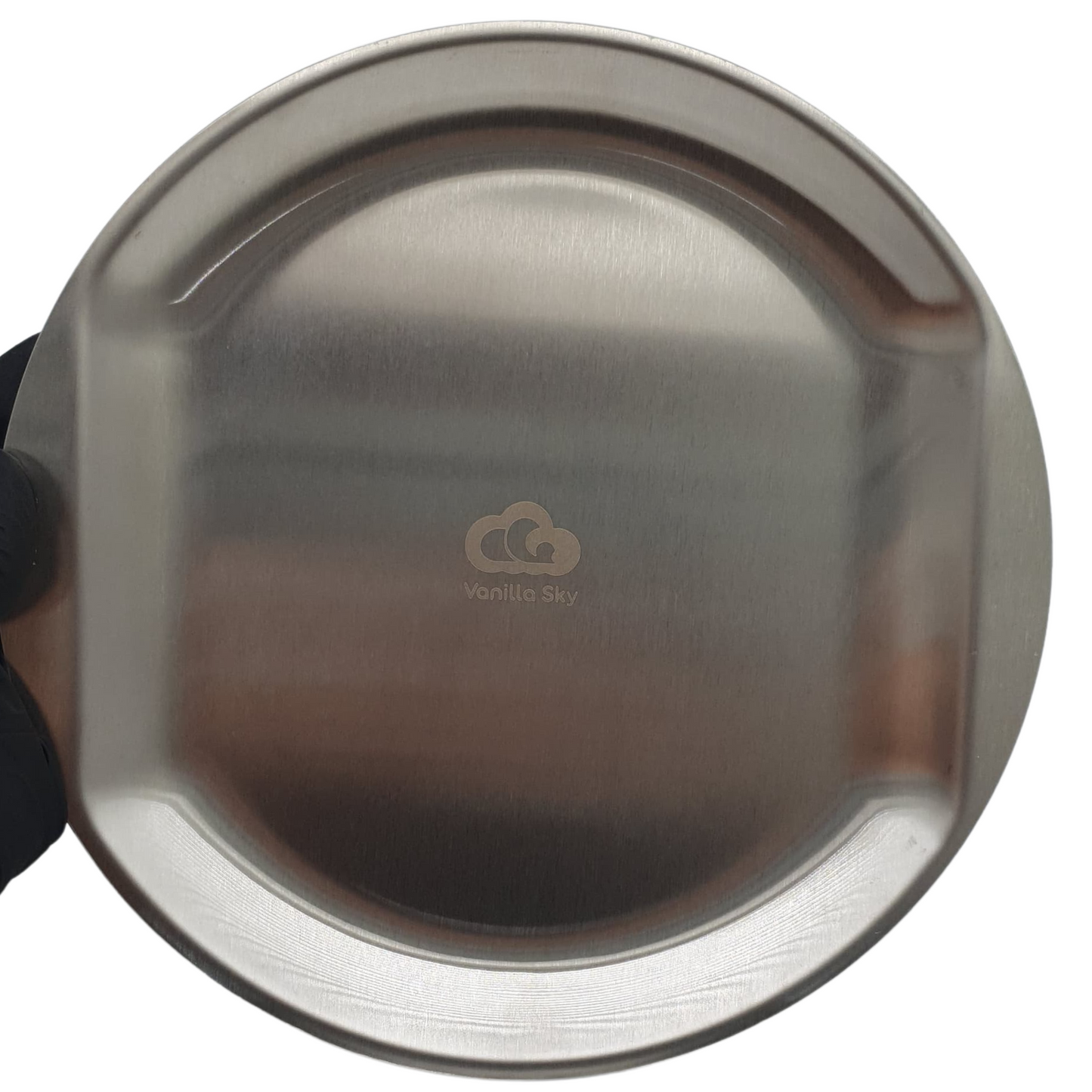 Classic Steel Dish – Premium 23 cm Stainless Steel Plate