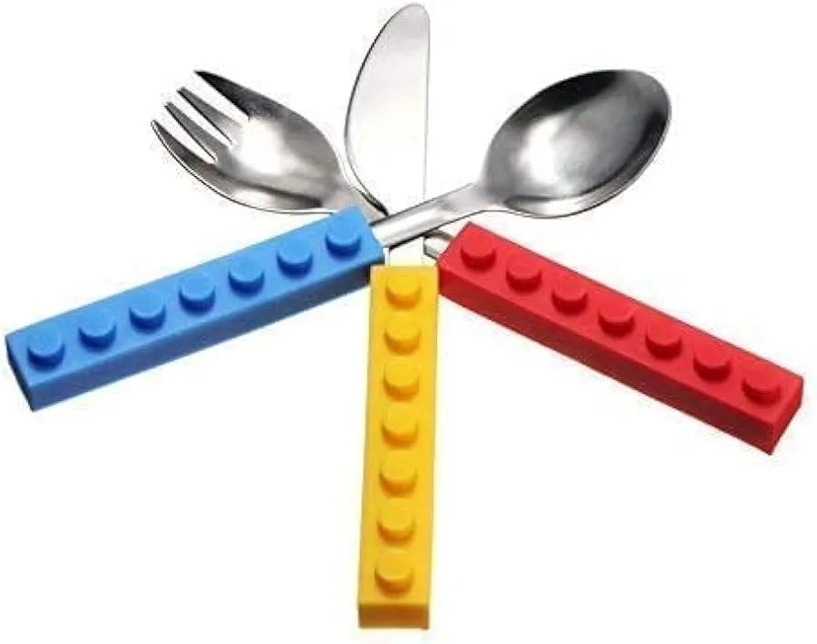 Little Builder Kids Cutlery Set (3-Piece)