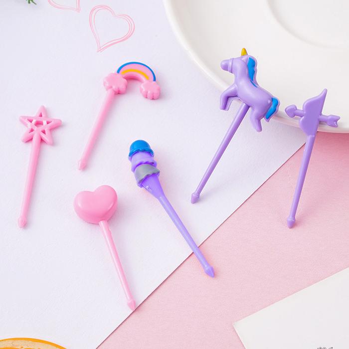 Mini Fruit Fork Set – Kids Lunchbox Picks (Ages ⚠️ 3+)