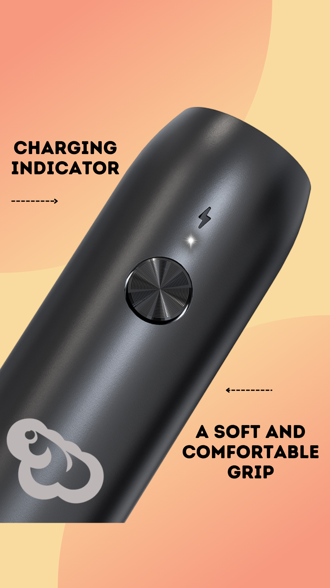 The Cloud Whip Frother rechargeable Lithium battery