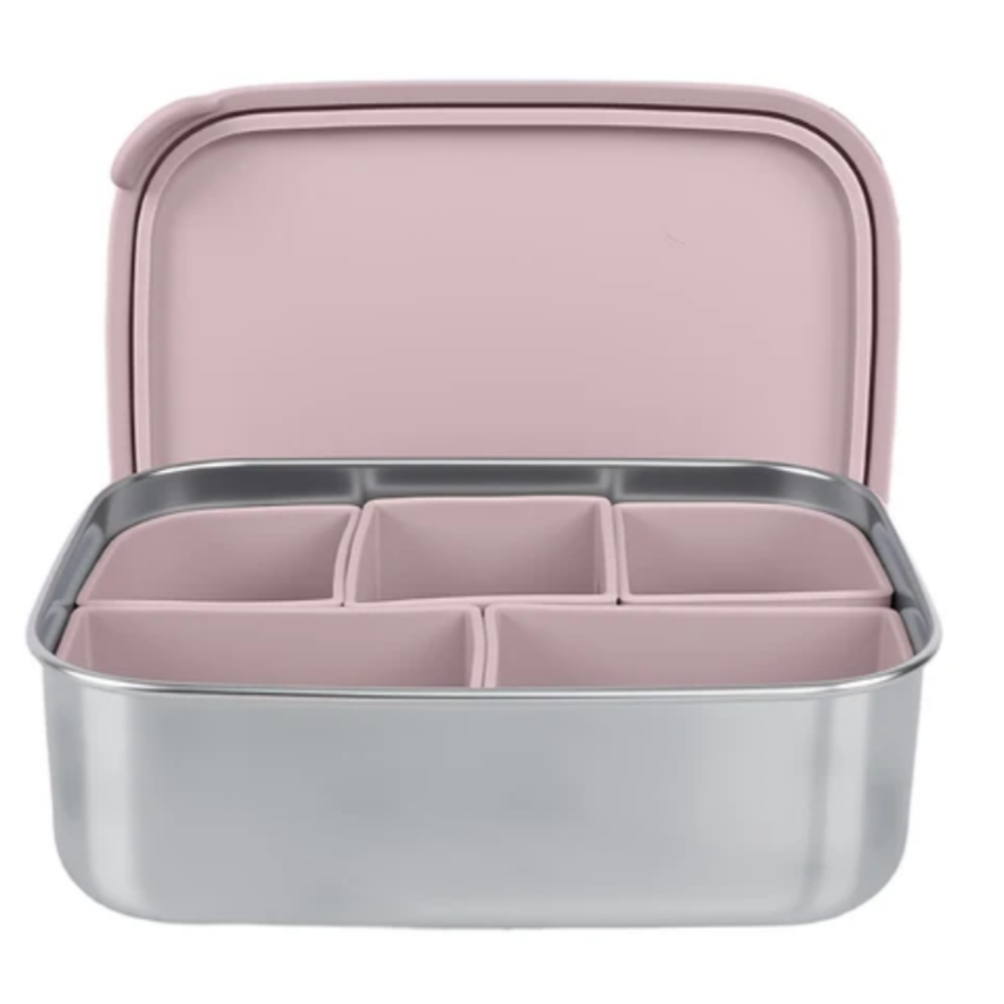 Stainless Steel Bento Box Set with Silicone lid