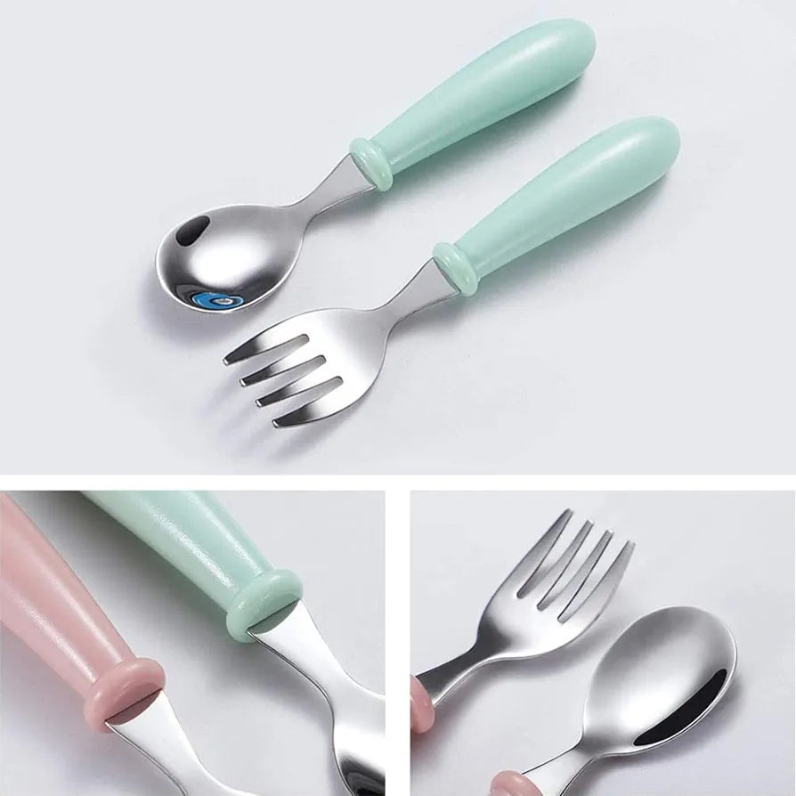 Toddler Spoon & Fork Set -SS304-