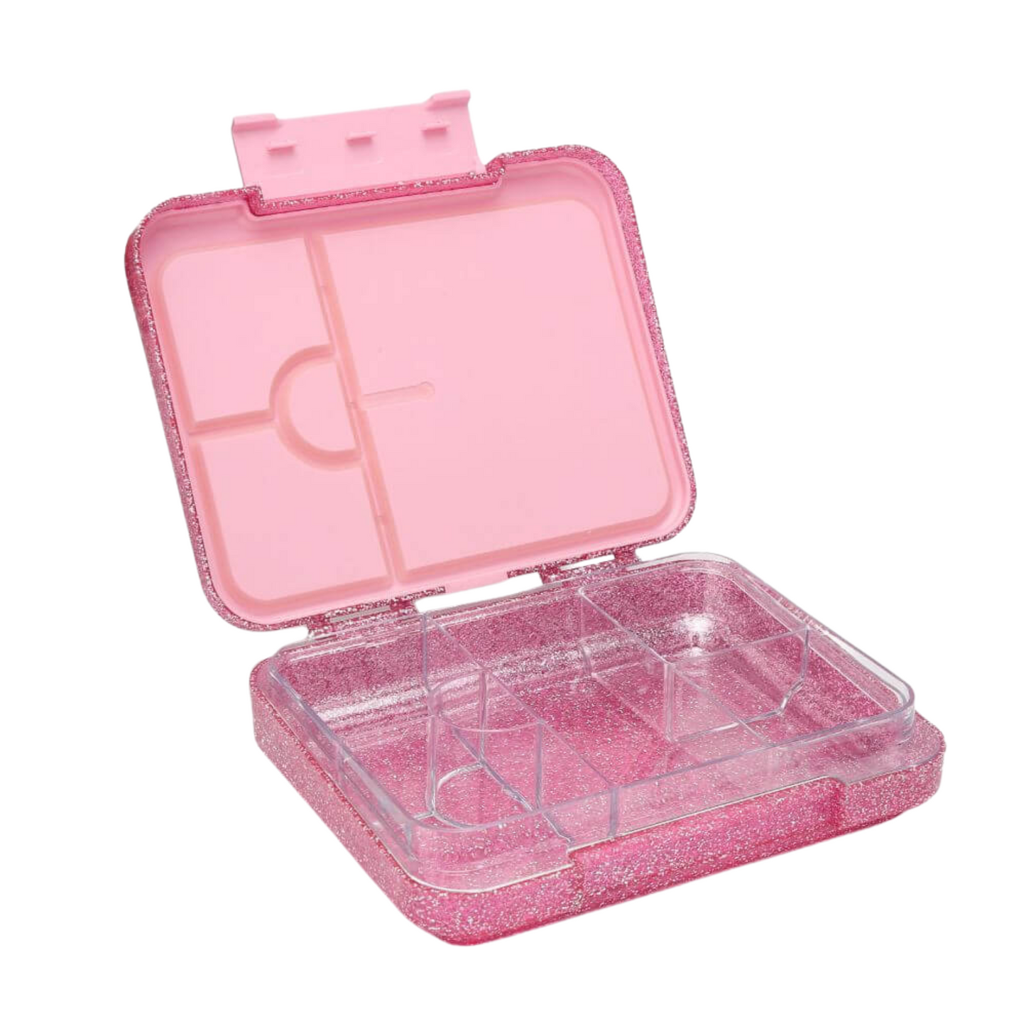 Bento Lunch Box Collection – Glitter Pink, Glitter Blue, and Matte Lilac