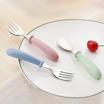 Toddler Spoon & Fork Set -SS304-