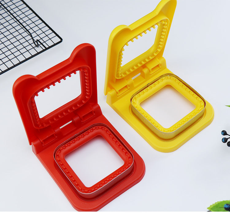 Heart & Square Sandwich Cutter (Stainless Steel Cutting Edge)