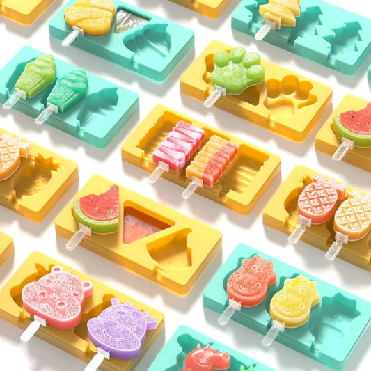 Freeze & Fun Popsicle Molds – Tropical & Whimsical Shapes