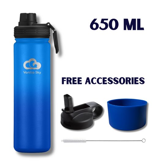 650 ml (22 oz) - Gentle Waves Insulated Water Bottle