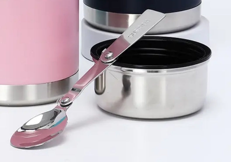 SS304 insulated food jar 750 ml with Spoon