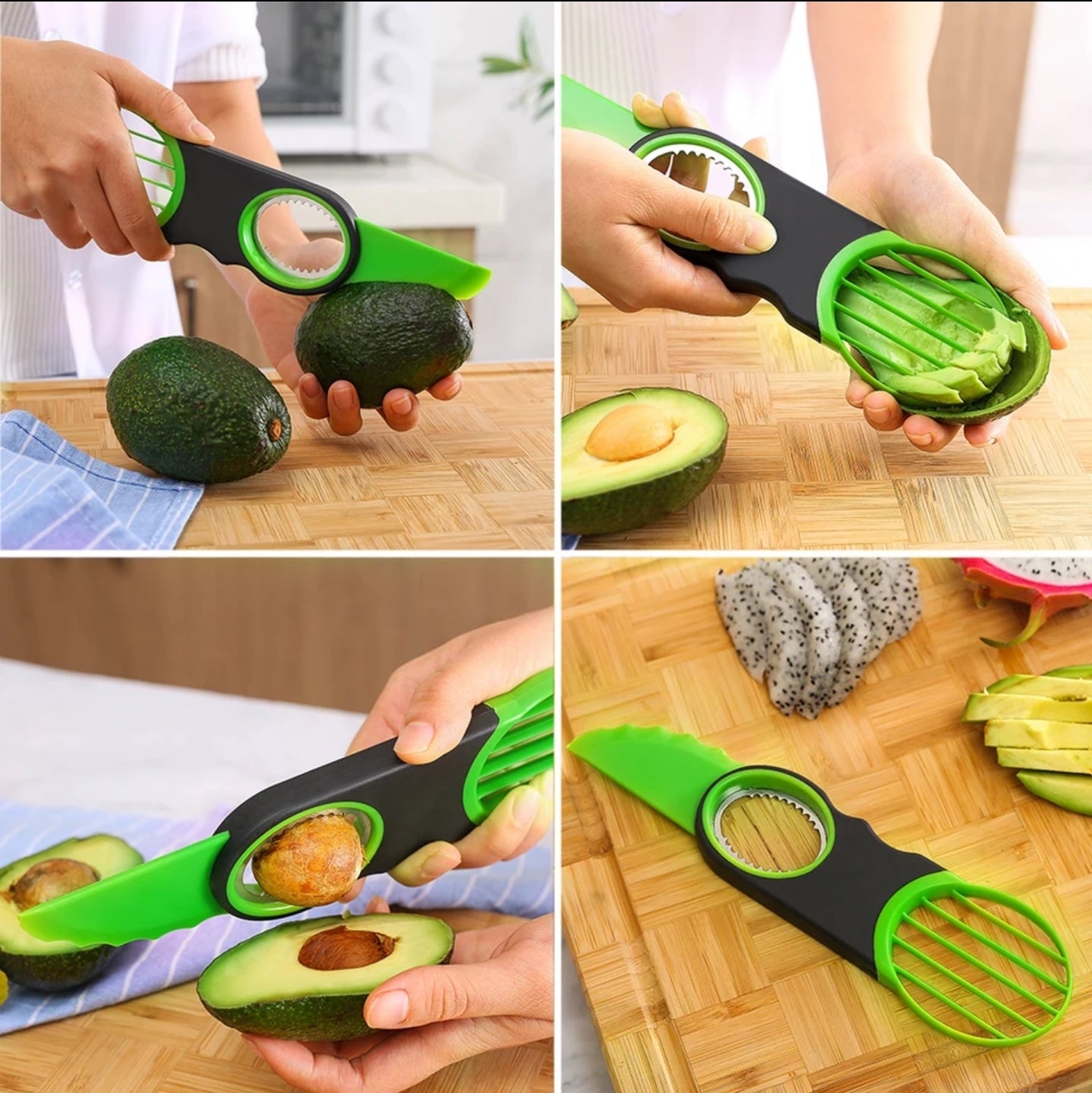 3-in-1 Avocado Slicer Tool