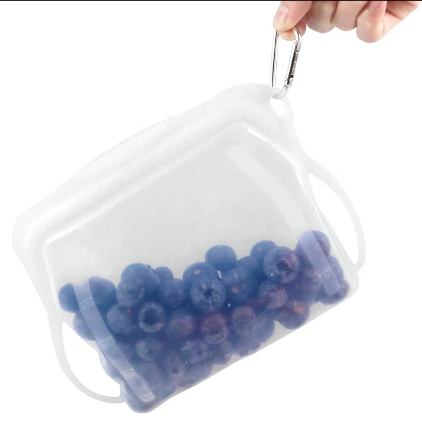 Food-Grade Silicone Reusable Leakproof Food Storage Bag 1000ml or 1500ml