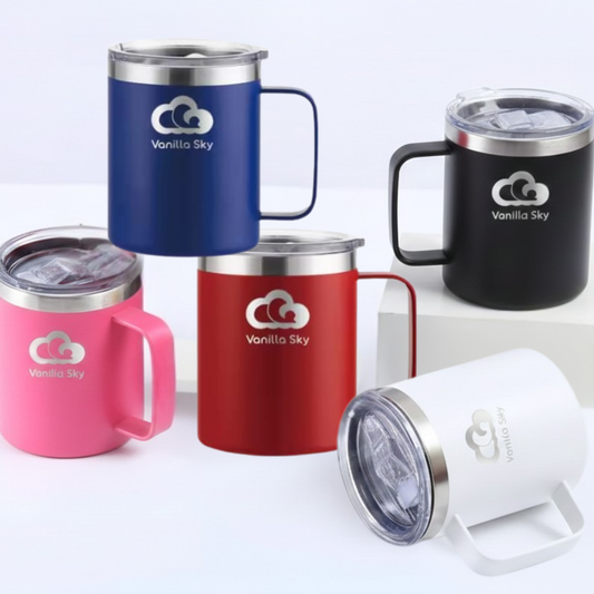 Stainless Steel Insulated Coffee Travel Mug - 12oz
