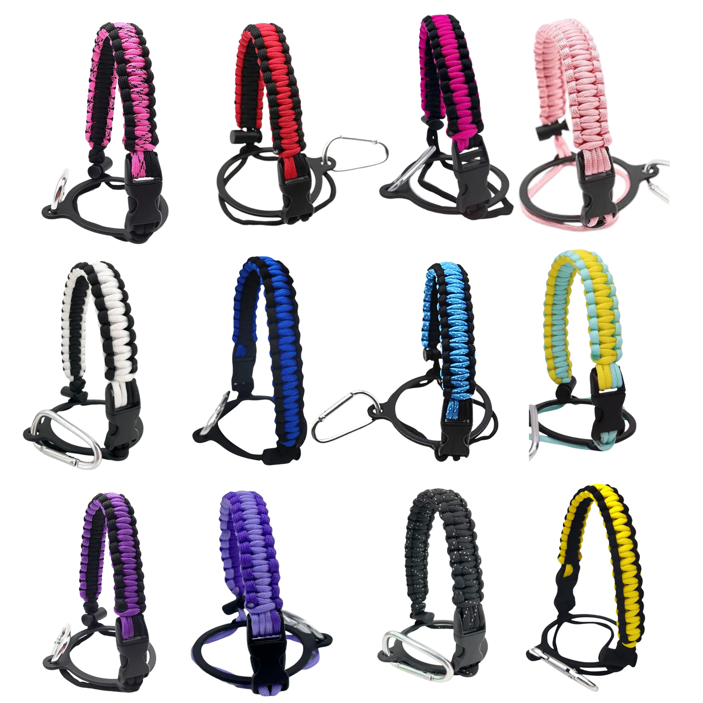 Paracord Carrying Carabiner – Clip-On Handle for Bottles, Backpacks & Gear