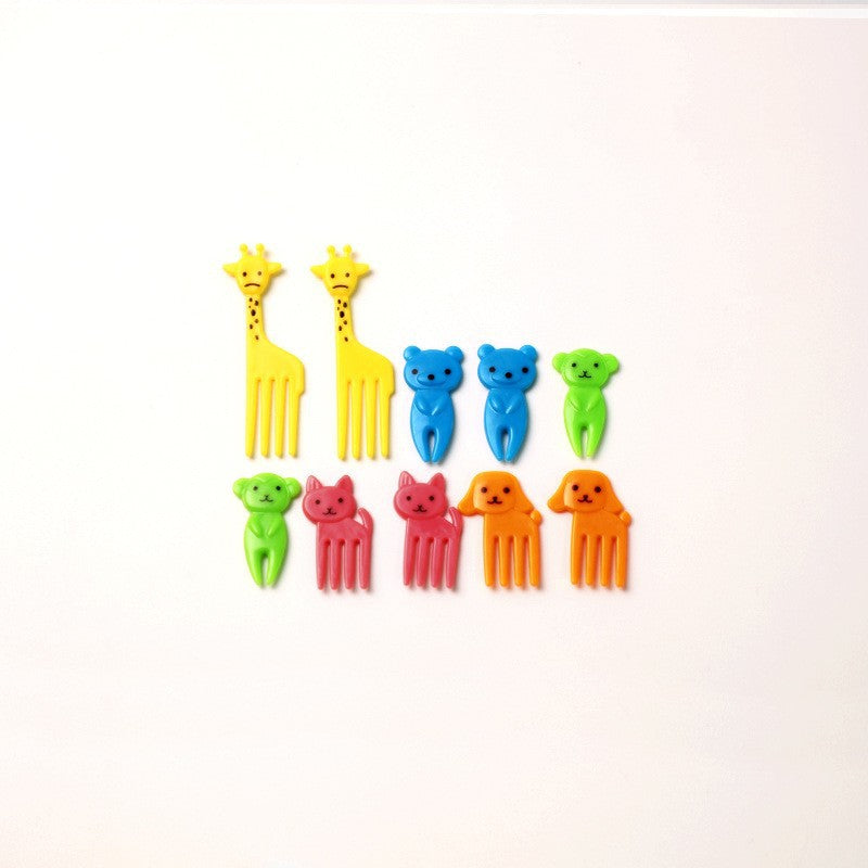 Mini Fruit Fork Set – Kids Lunchbox Picks (Ages ⚠️ 3+)
