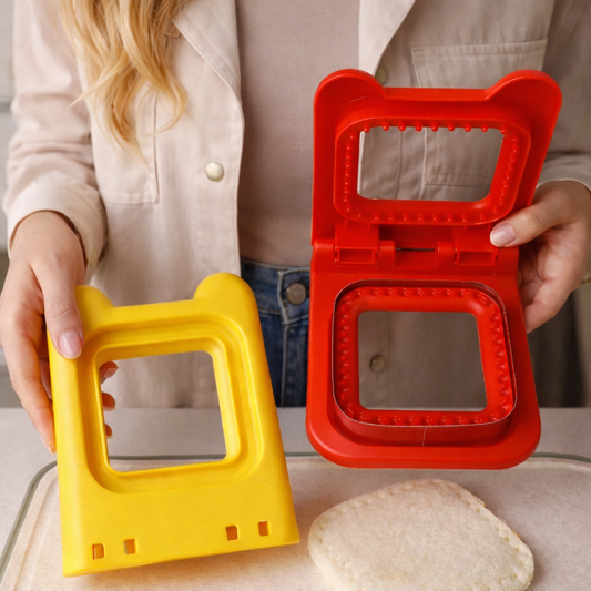 Heart & Square Sandwich Cutter (Stainless Steel Cutting Edge)