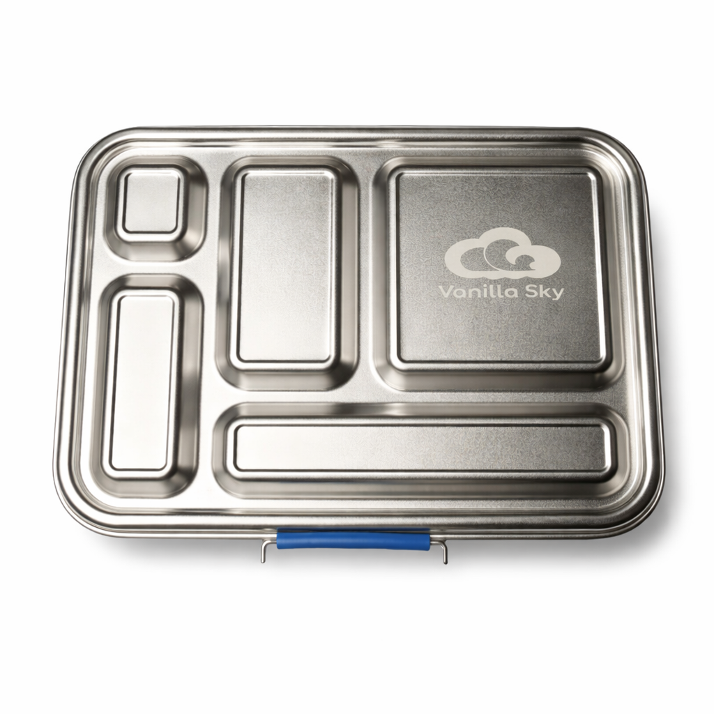 Stainless Steel 304 - 5 Compartment Bento Lunch Box
